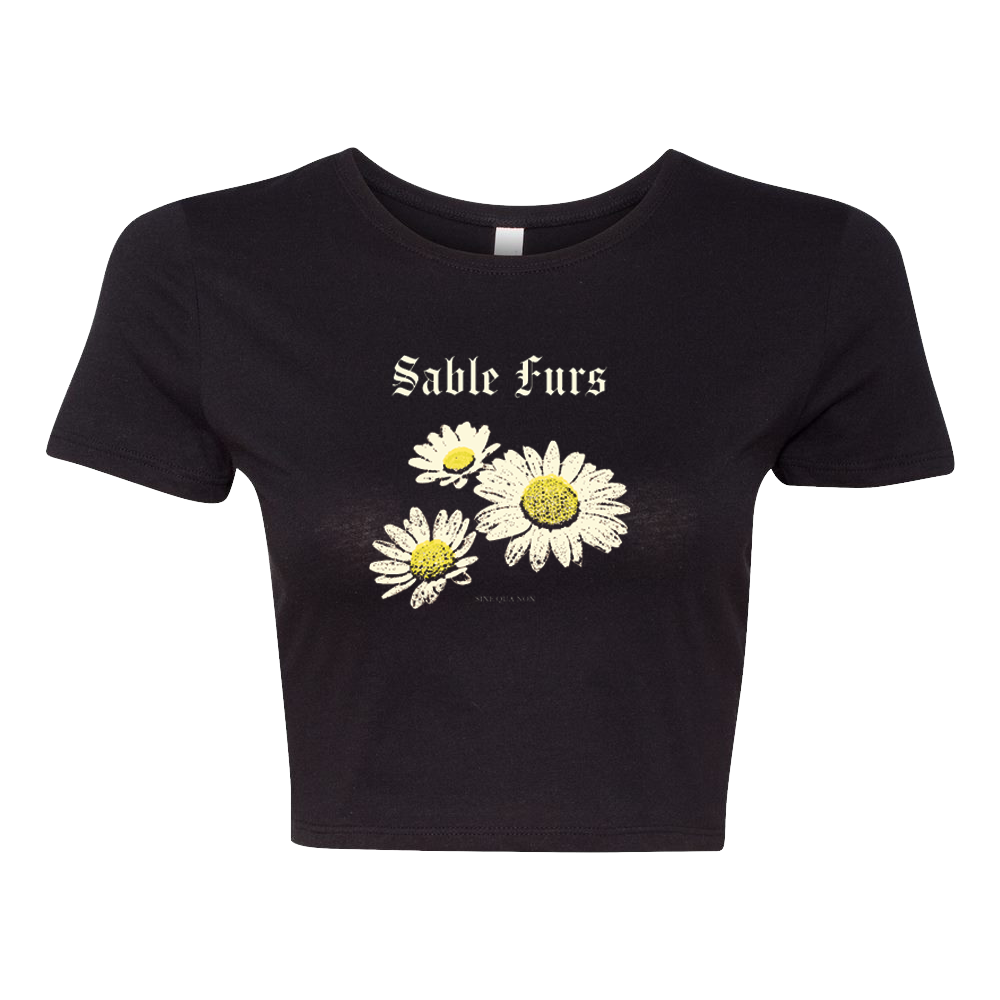DAISIES CROPPED TEE